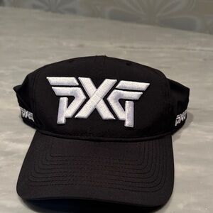 PXG Black Cap with White Logo